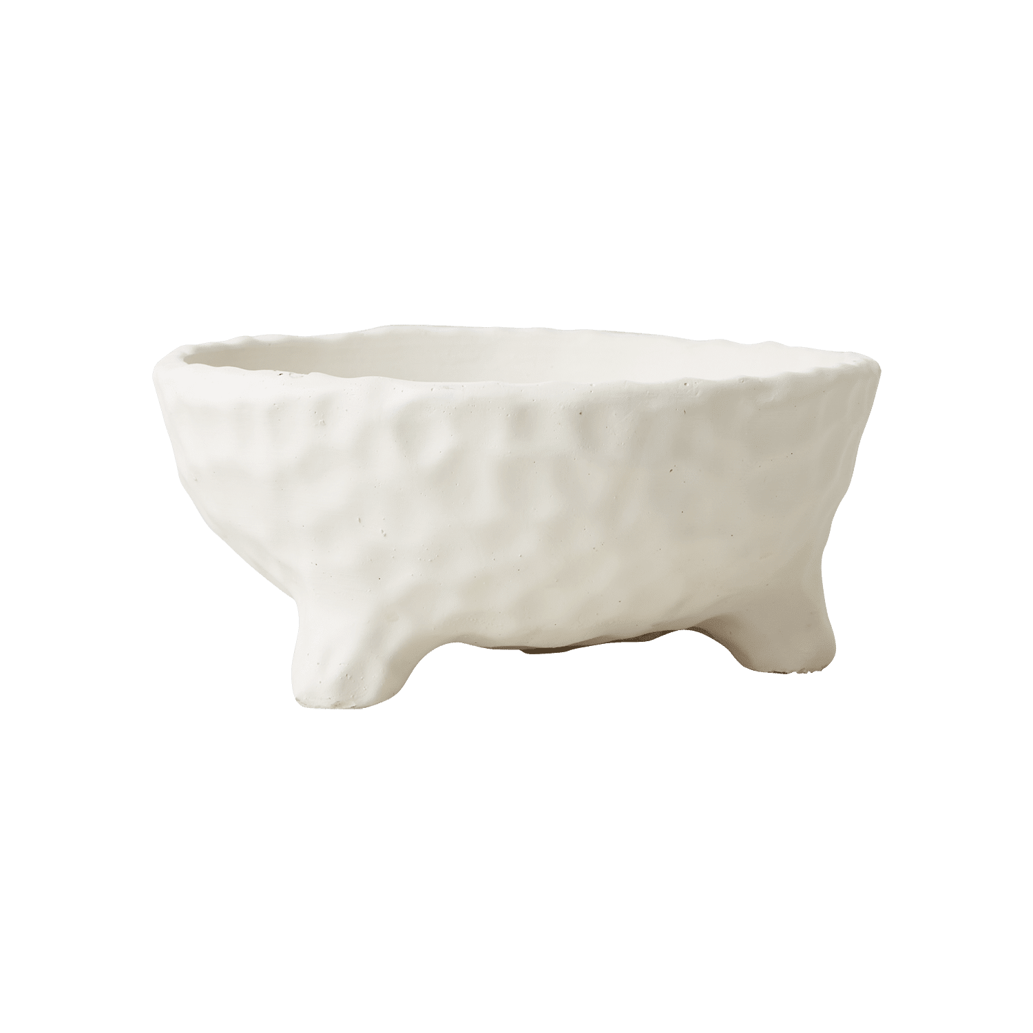 Kruka Skål Cream vit