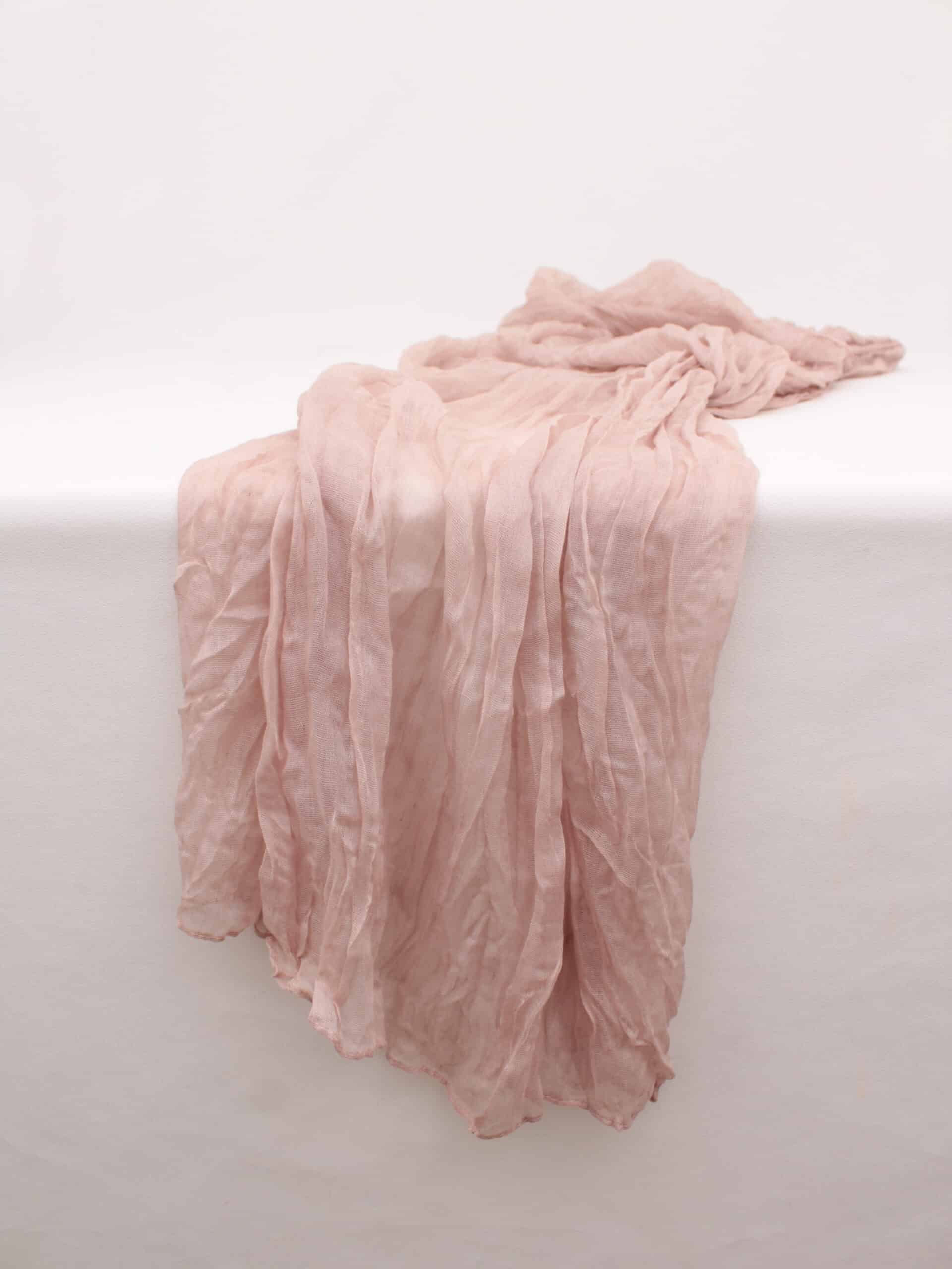 Löpare scarf marble rose