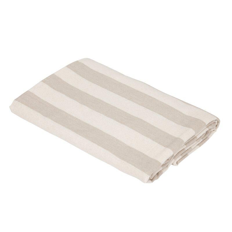 Bordsduk Amalia vit beige 2